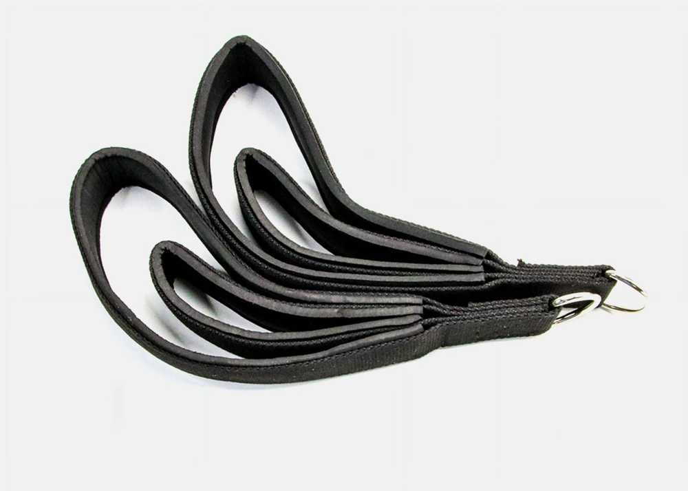 Pilates Soft Padded Double Loops with neoprene lining and dual loop lengths for hands and feet, ideal for HS Pilates Spring machines.