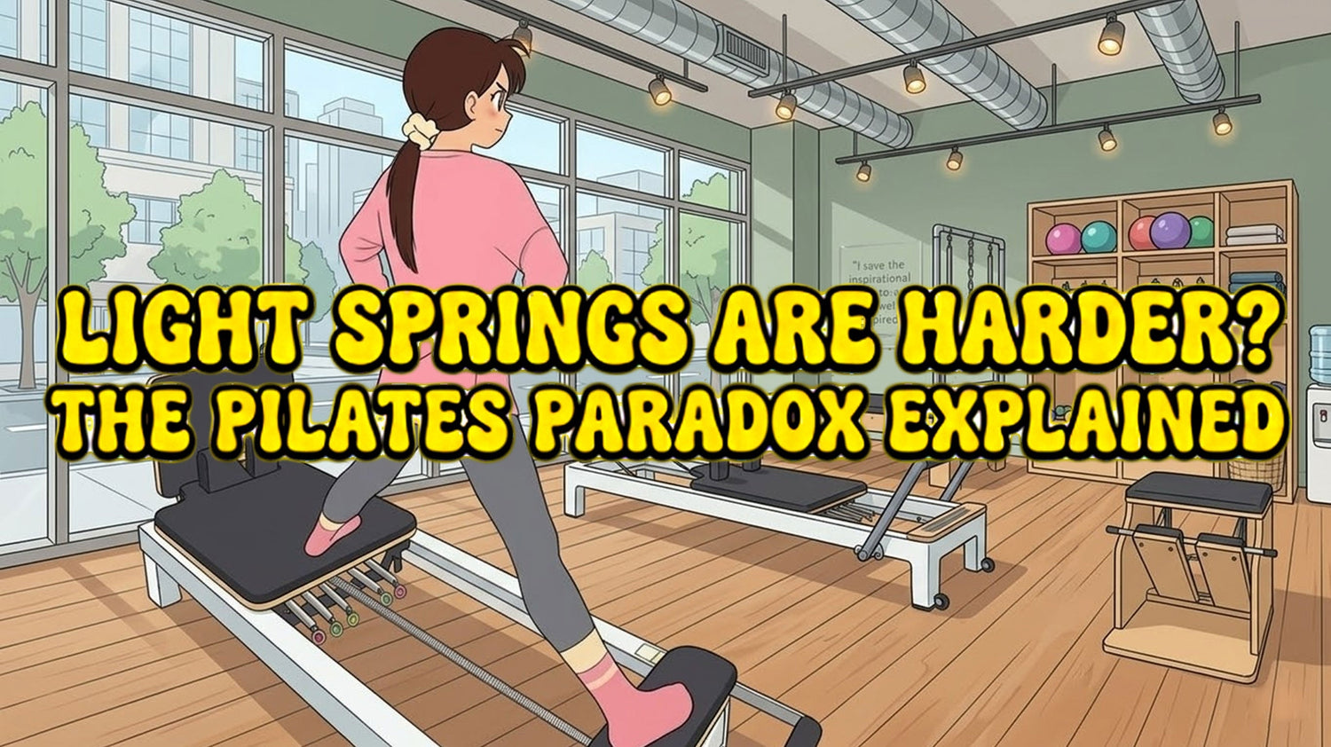 Light Springs are Harder? The Pilates Paradox Explained