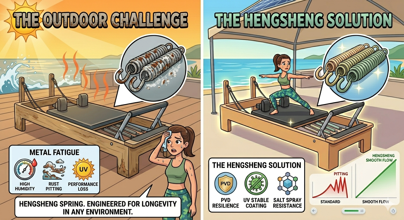 Sweltering Summer & Outdoor Pilates: Protecting Your Studio Hardware Against Environmental Stress