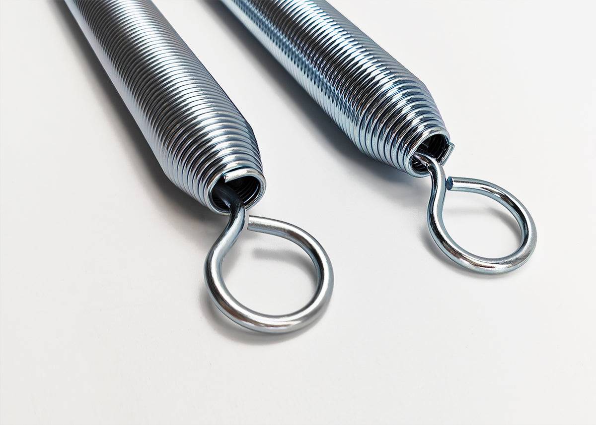Detailed view of Pilates Fit Spring - High Carbon Pilates Spring | Gym Equipment with looped ends for secure attachment in Pilates and gym setups.