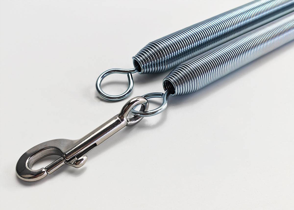Pilates Fit Spring - High Carbon Pilates Spring | Gym Equipment with metal clip and loop ends, ideal for Pilates machines and fitness equipment.